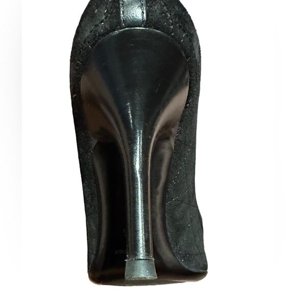 Dior Womens 37.5/7 Black Suede Mary Jane Heels - Picture 11 of 11